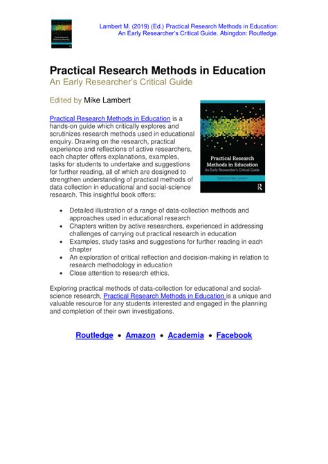 Practical guide to Research & Expertise